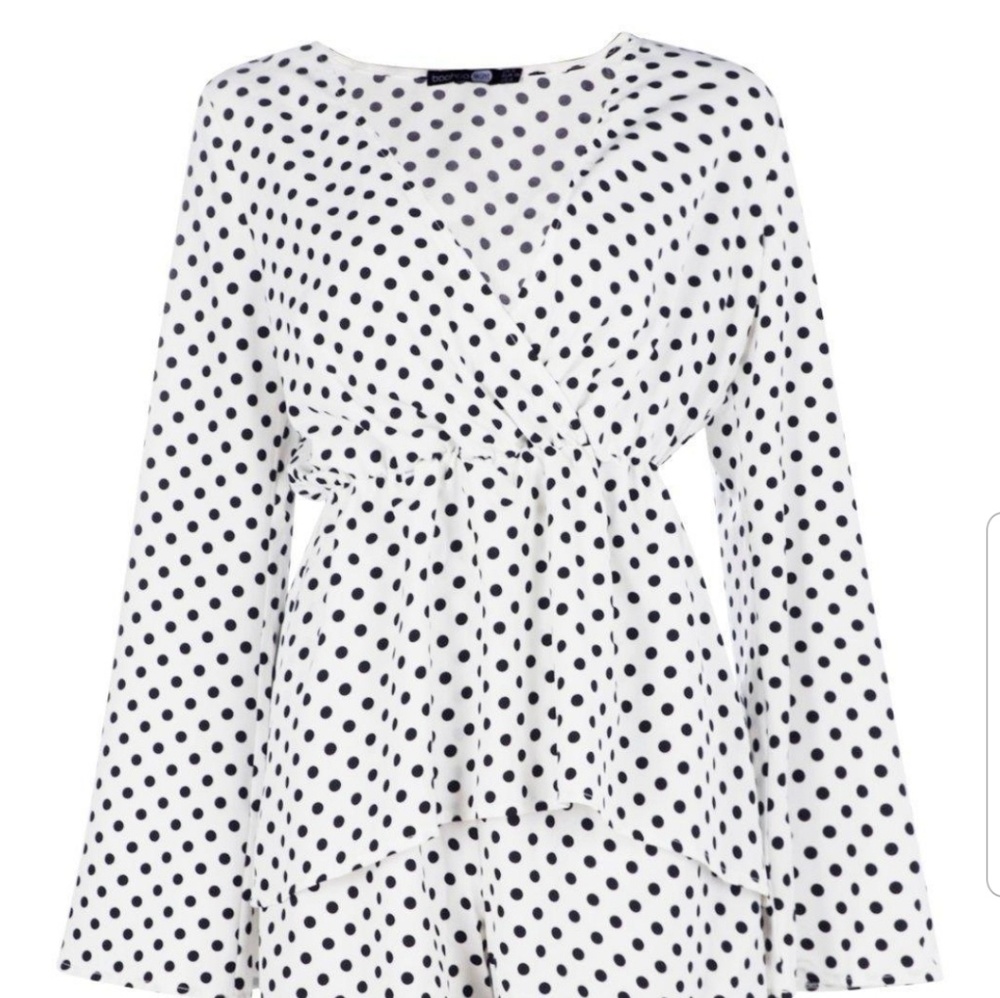 NWT Polka Dot Co-ord Top & Shorts - Picture 3 of 8
